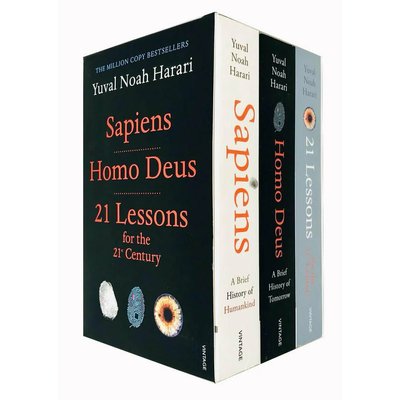 Yuval Noah Harari Box Set (Sapiens, Homo Deus, 21 Lessons for 21st Century) F009511 фото