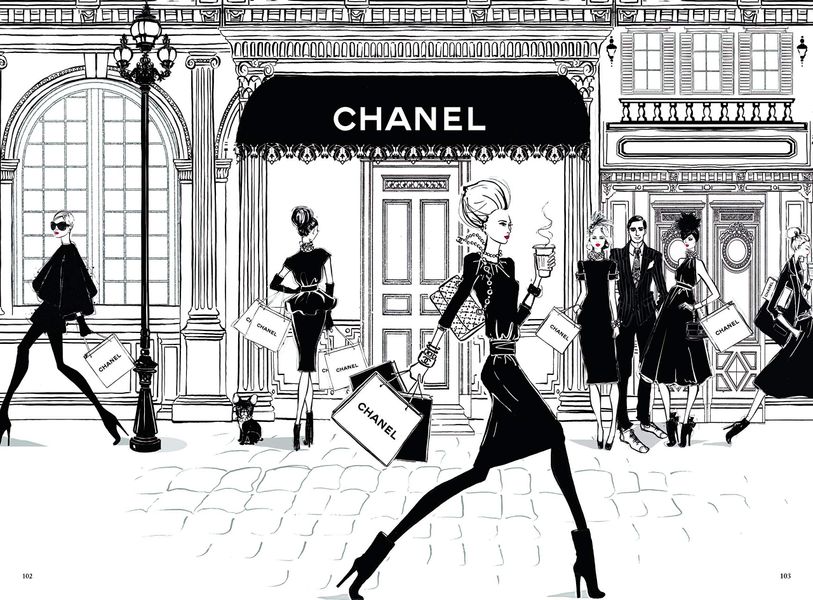 Coco Chanel. The Illustrated World of a Fashion Icon F008999 фото
