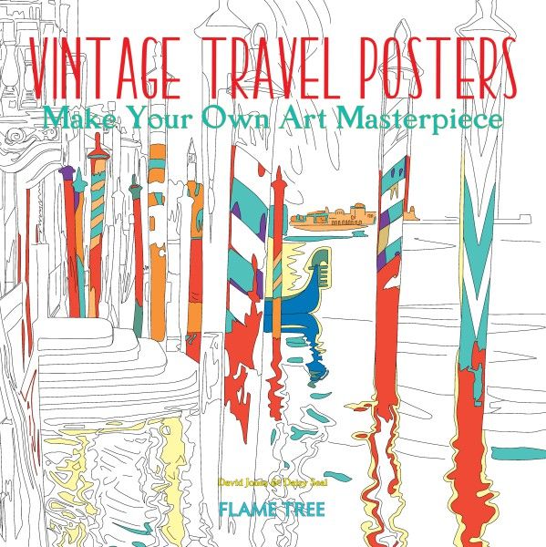 Vintage Travel Posters (Art Colouring Book) F009018 фото