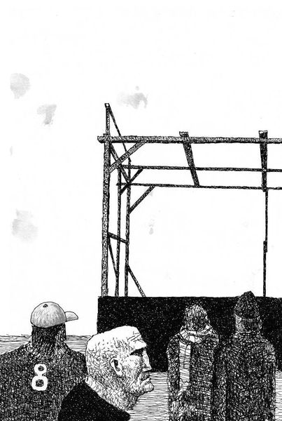 Антена (чорно-білі ілюстрації Гамлета) F006119 фото