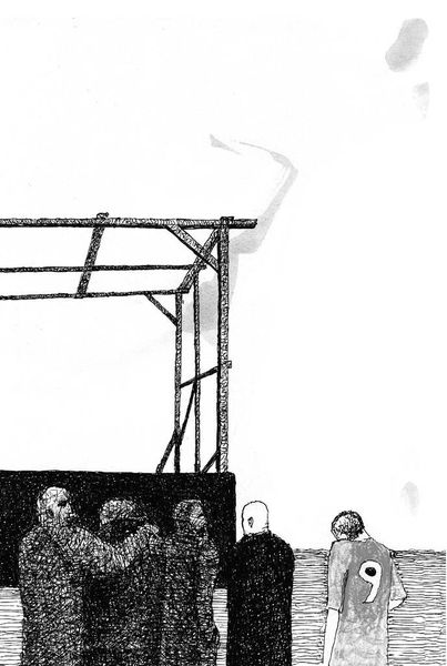 Антена (чорно-білі ілюстрації Гамлета) F006119 фото