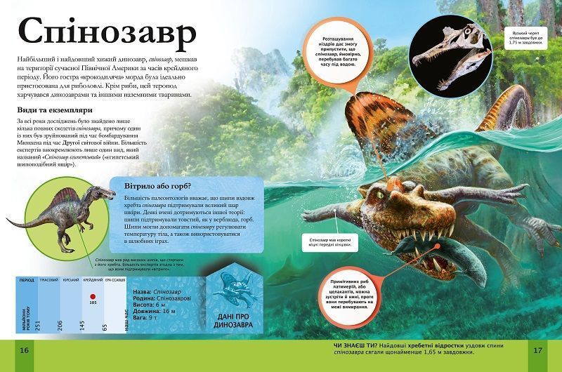Дитяча енциклопедія динозаврів та інших викопних тварин F004929 фото