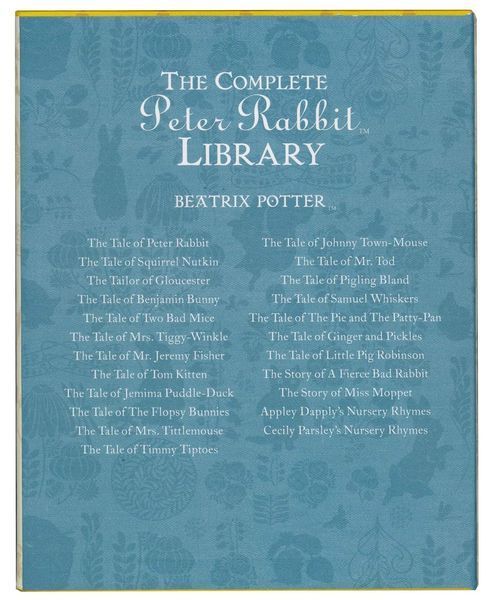 The Complete Peter Rabbit Library Box Set With 23 Volumes F009696 фото