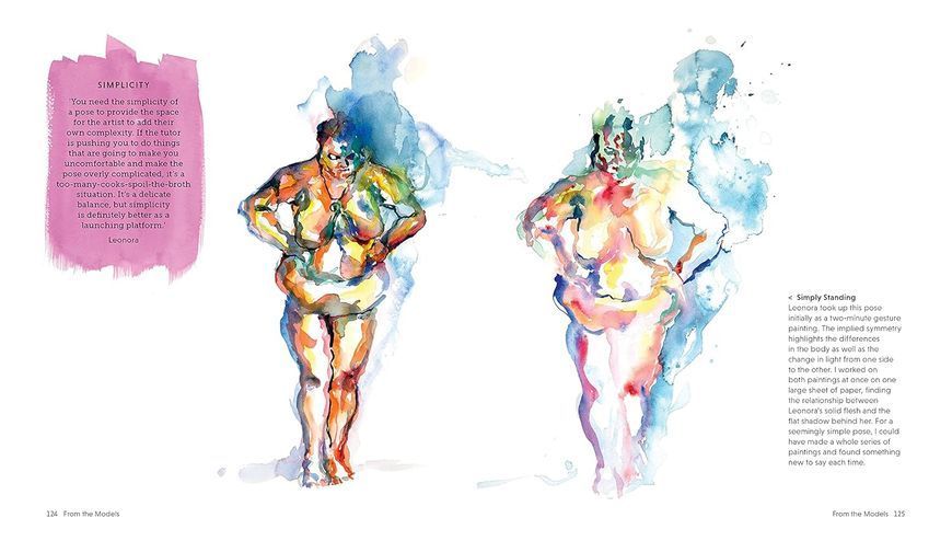 Contemporary Figures in Watercolour. Speed, Gesture and Story F010374 фото