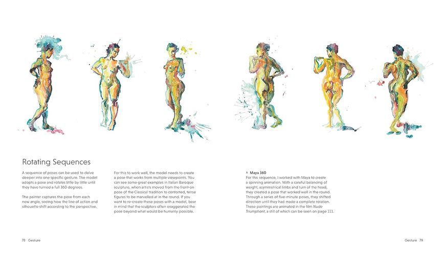Contemporary Figures in Watercolour. Speed, Gesture and Story F010374 фото