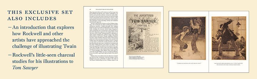 The Adventures Of Tom Sawyer And Huckleberry Finn: Norman Rockwell Collector's Edition F011775 фото
